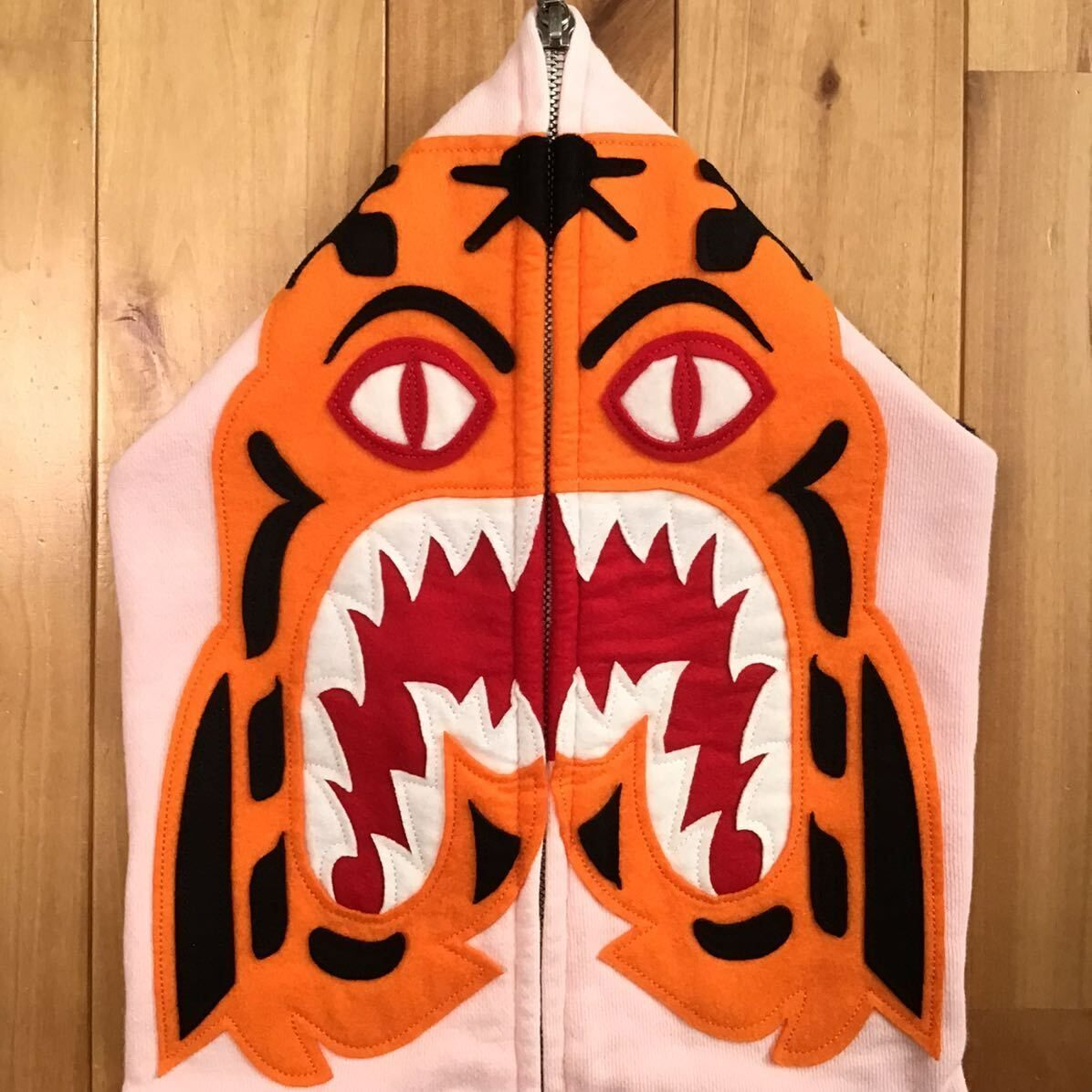 ☆初期☆ Pink タイガー パーカー Mサイズ Tiger full zip hoodie a