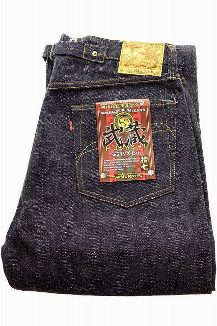 SAMURAI JEANS H634VX 本店武蔵モデル W33 H634VX HONTEN MUSASHI MODEL | SAMURAI JEANS ONLINE STORE