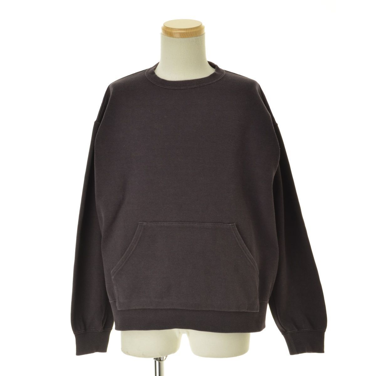 Scye】1120-23206 Double Faced Cotton Crewneck Top長袖スウェット