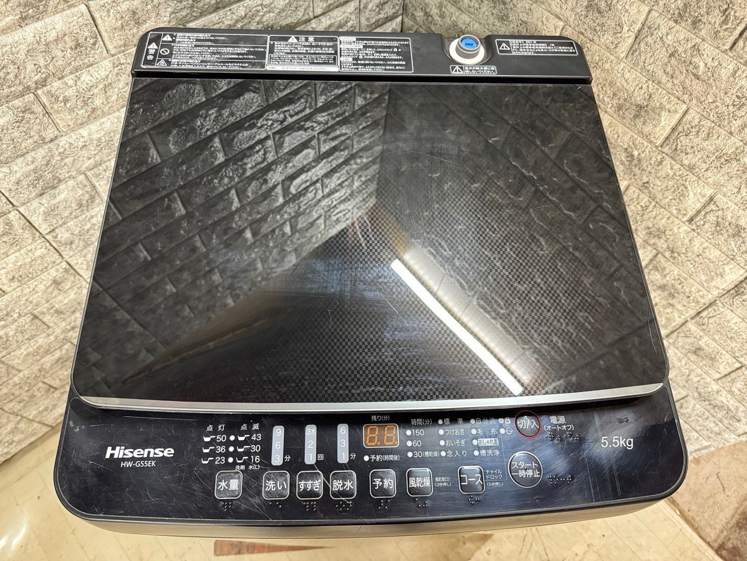 大阪送料無料☆3か月保障付き☆洗濯機☆ハイセンス☆5.5kg☆2021年☆HW 