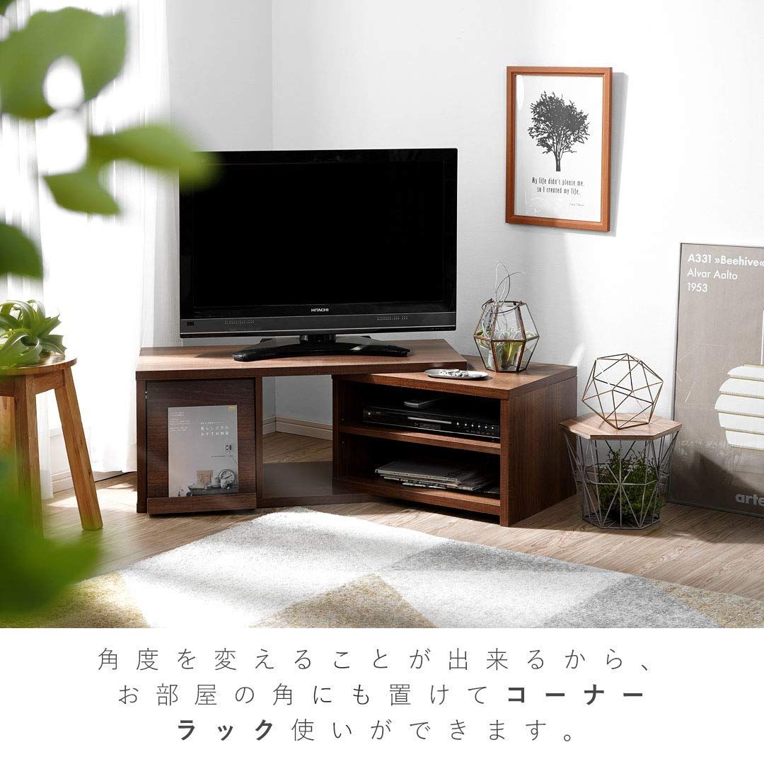  伸縮テレビ台 フラップ収納付き オーク LITENStaD 00 350 ok その他 レコーダー