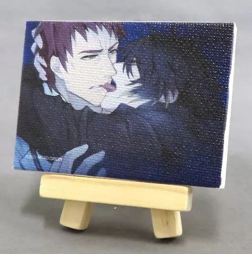中古】キャンバスボード・キャンバスアート トワ＆タク(キス 