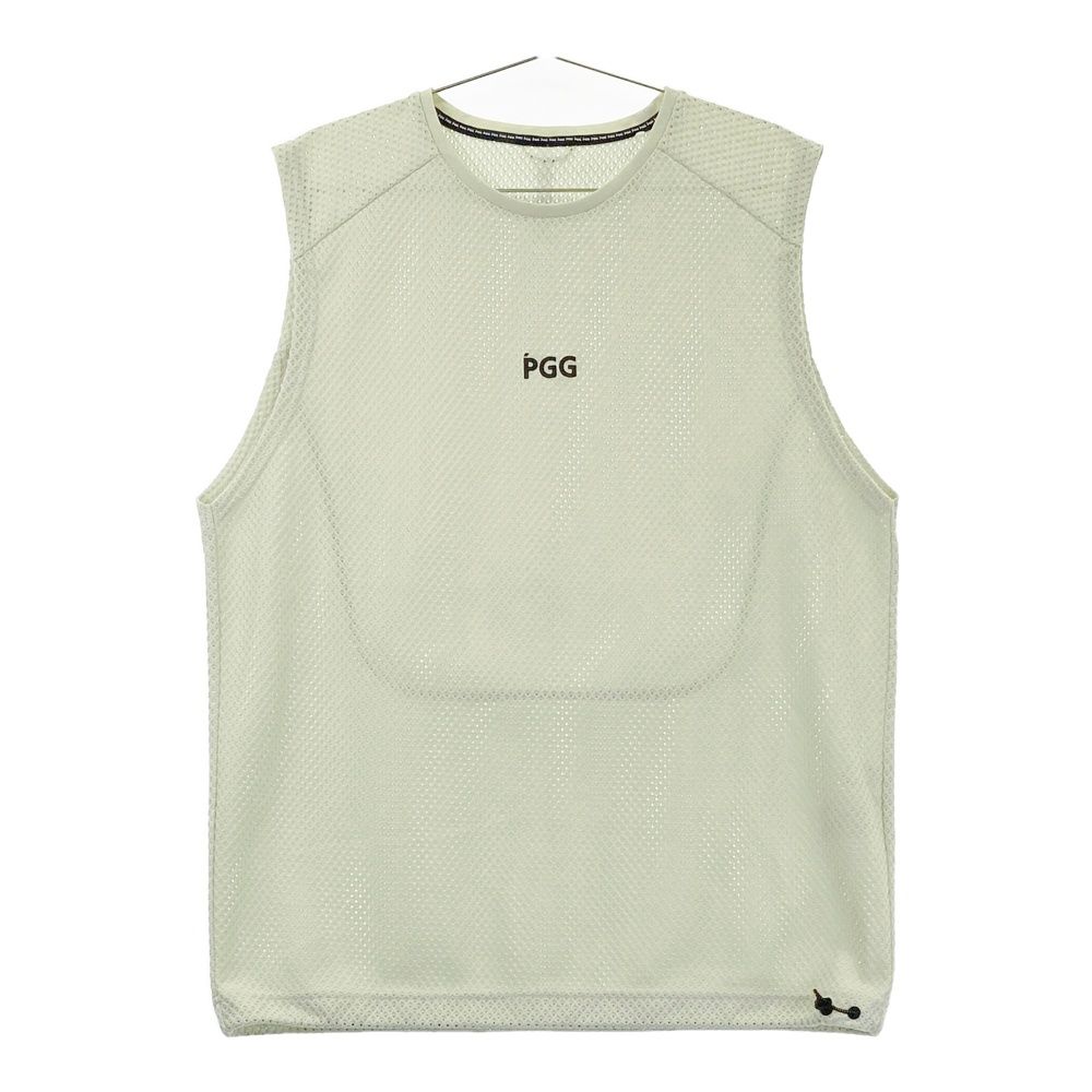 サイズ 5 PGG PEARLY GATES パーリーゲイツ 2025年 メッシュベスト ベージュ系 240101465695 ゴルフウェア メンズ ストスト