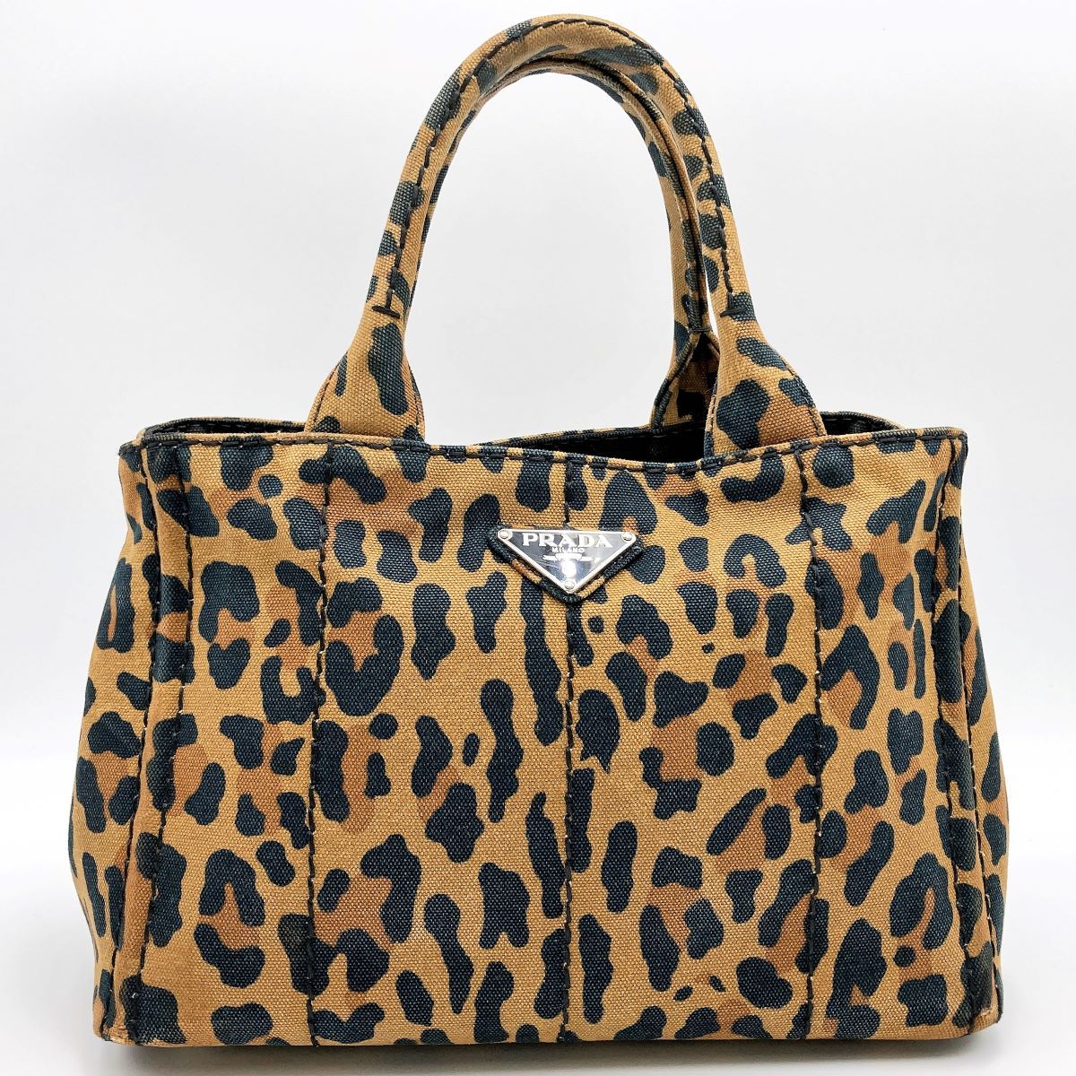 PRADA ゼブラ柄 カナパ ハンドバッグ