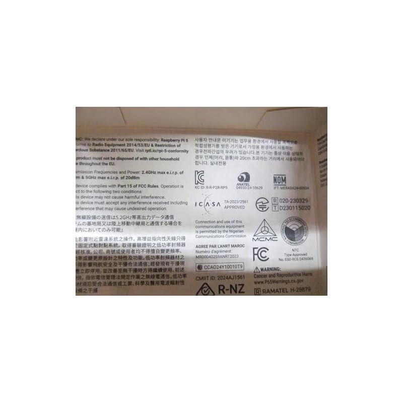 Raspberrypi5 8G ラズベリーパイ5 技適取得済マーク入り商品