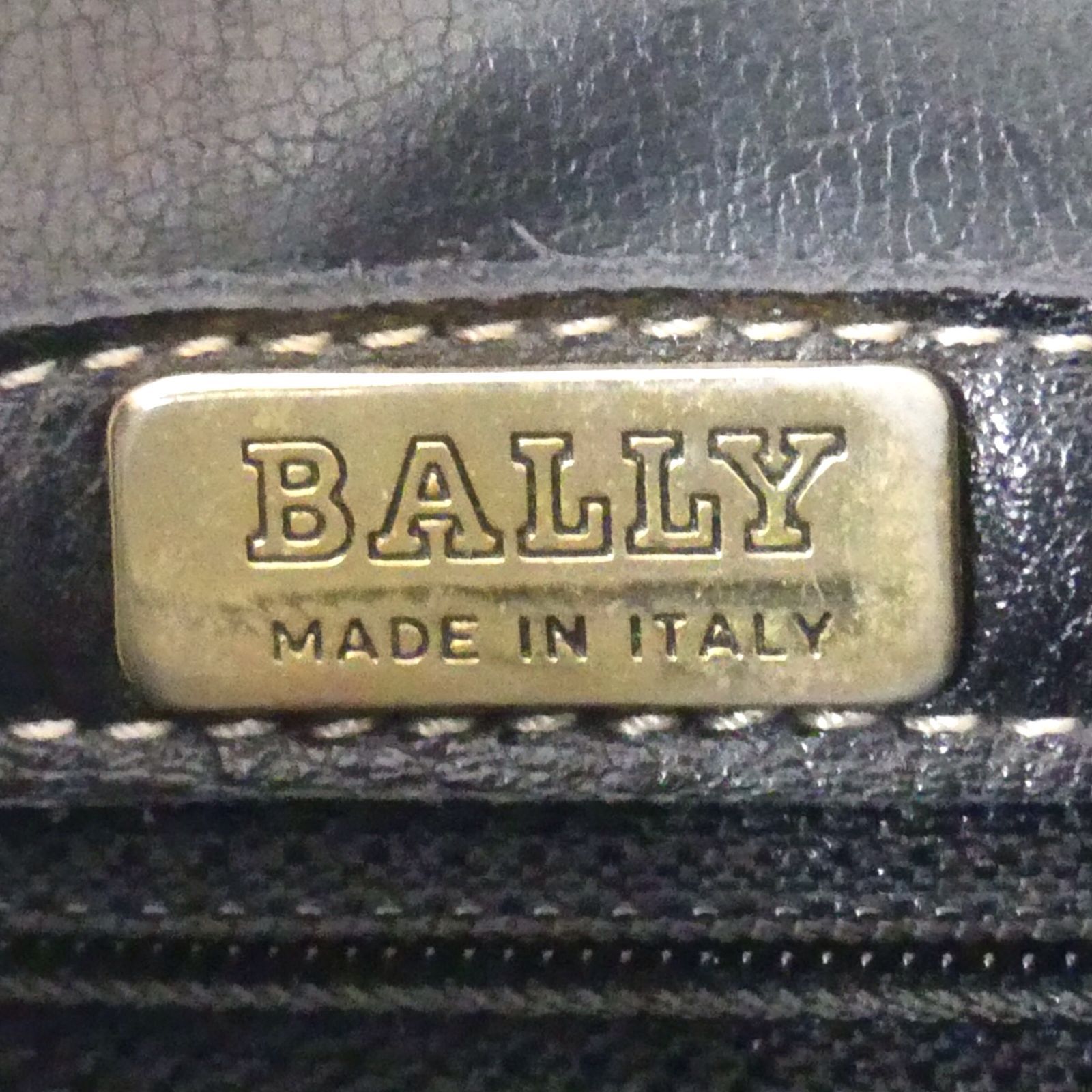 BALLY バリー レザー ショルダーバッグ ブラック 黒 ブラウン 茶 