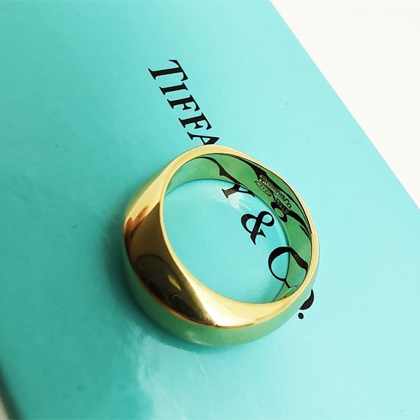 ティファニー ナイフエッジ リング 9号 Tiffany & Co. - ティファニー リング ナイフエッジ 9.5号 K18YG