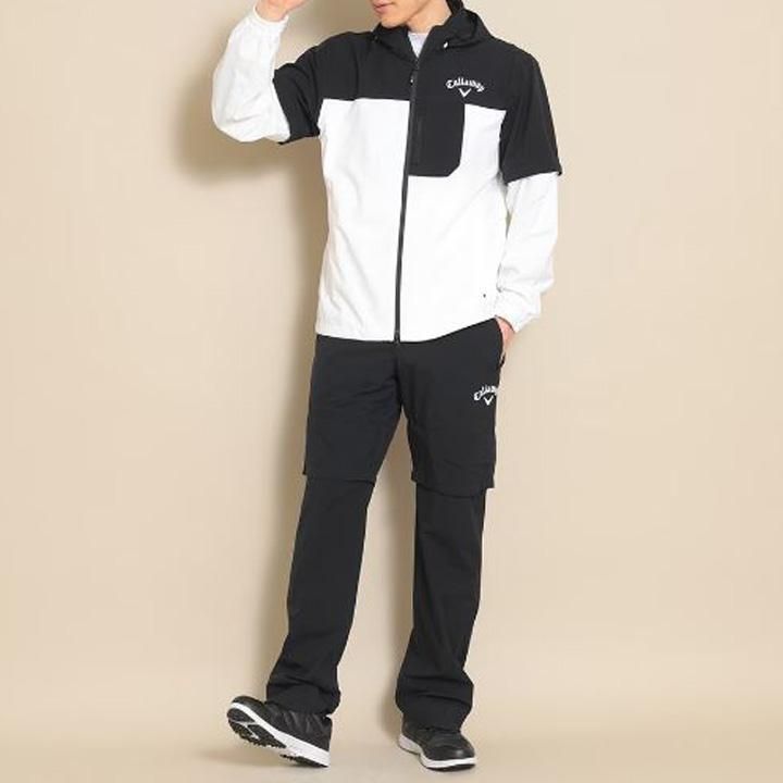 メンズウェア CALLAWAY TRAINER 新品未使用品】キャロウェイ C23989100 セットアップレイン