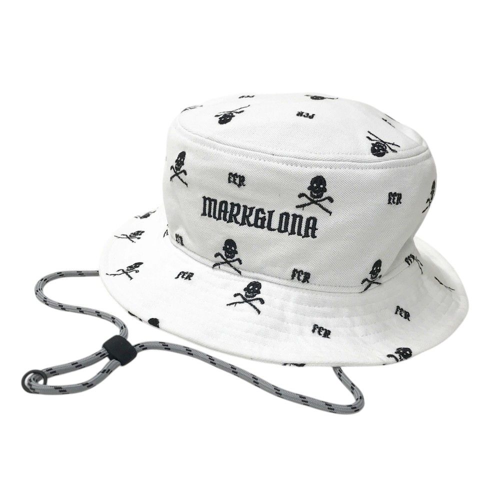 MARK-LONA マークアンドロナ MFF-5C-FC01 ハット 総柄 ホワイト系 L 240101542591 ゴルフウェア ストスト