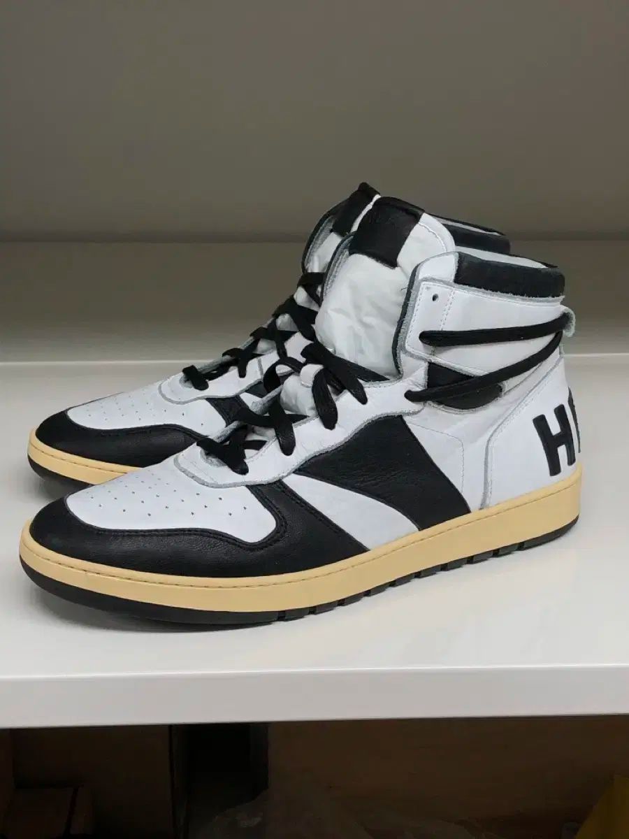 新品 12 ／ Rhude ラッド Rhecess Hi レッチェ 黒 白