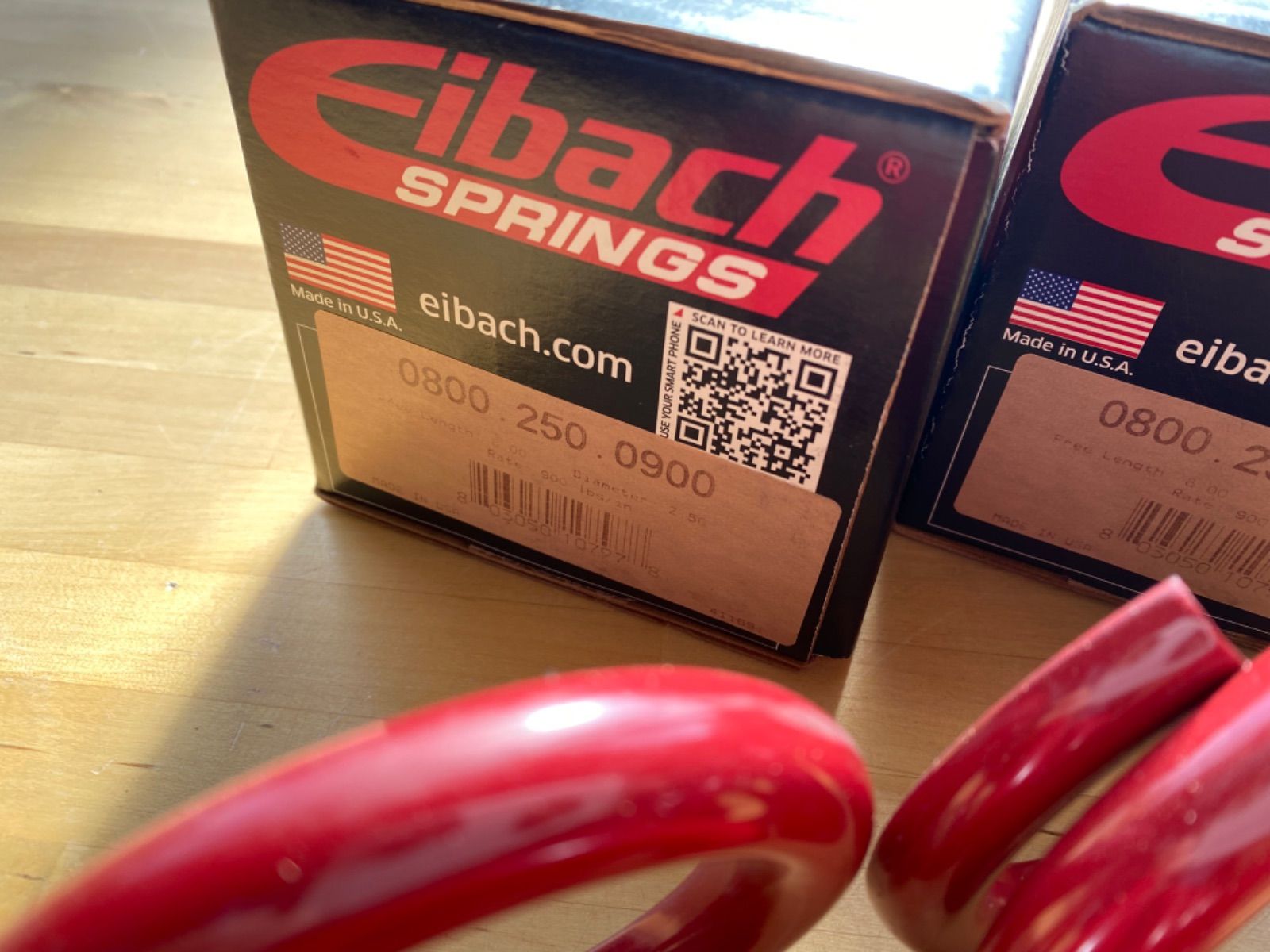 Eibach アイバッハ 直巻スプリング 2本セット 0800.250.0900