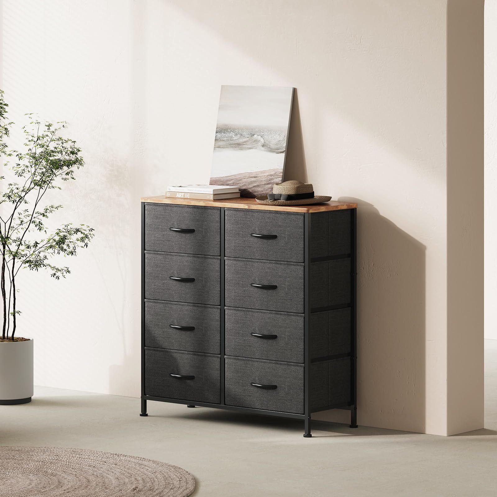 新商品 YeTom タンス チェスト 4段 洋服収納 箪笥 衣裝ケース 引き出し おしゃれ たんす 衣類チェスト 洋服タンス ファブリックチェスト リビング 収納 木製天板付き スチールフレーム 大容量 変形にくい 和風 季節性 布製引き出し 組み立て MARWIL-DEMENAGEMENTS_CH