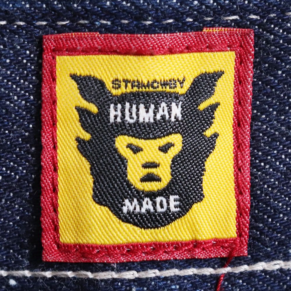 ＊HUMAN MADE ハート ロゴ ワッペン ペインター パンツ M 13100106-a.jpg