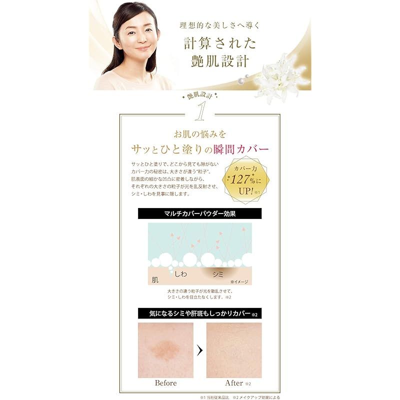エバーライフ艶肌美人メイクツヤ　4個セット ミディアムベージュ 艶肌美人 レフィル メイク艶クッションコンパクト ミディアム