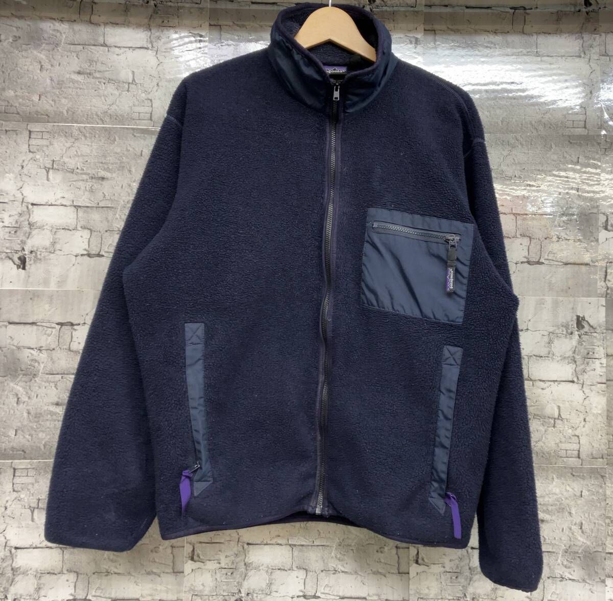 Patagonia パタゴニア Rマークタグ フリースジャケット 25021 サイズM ネイビー