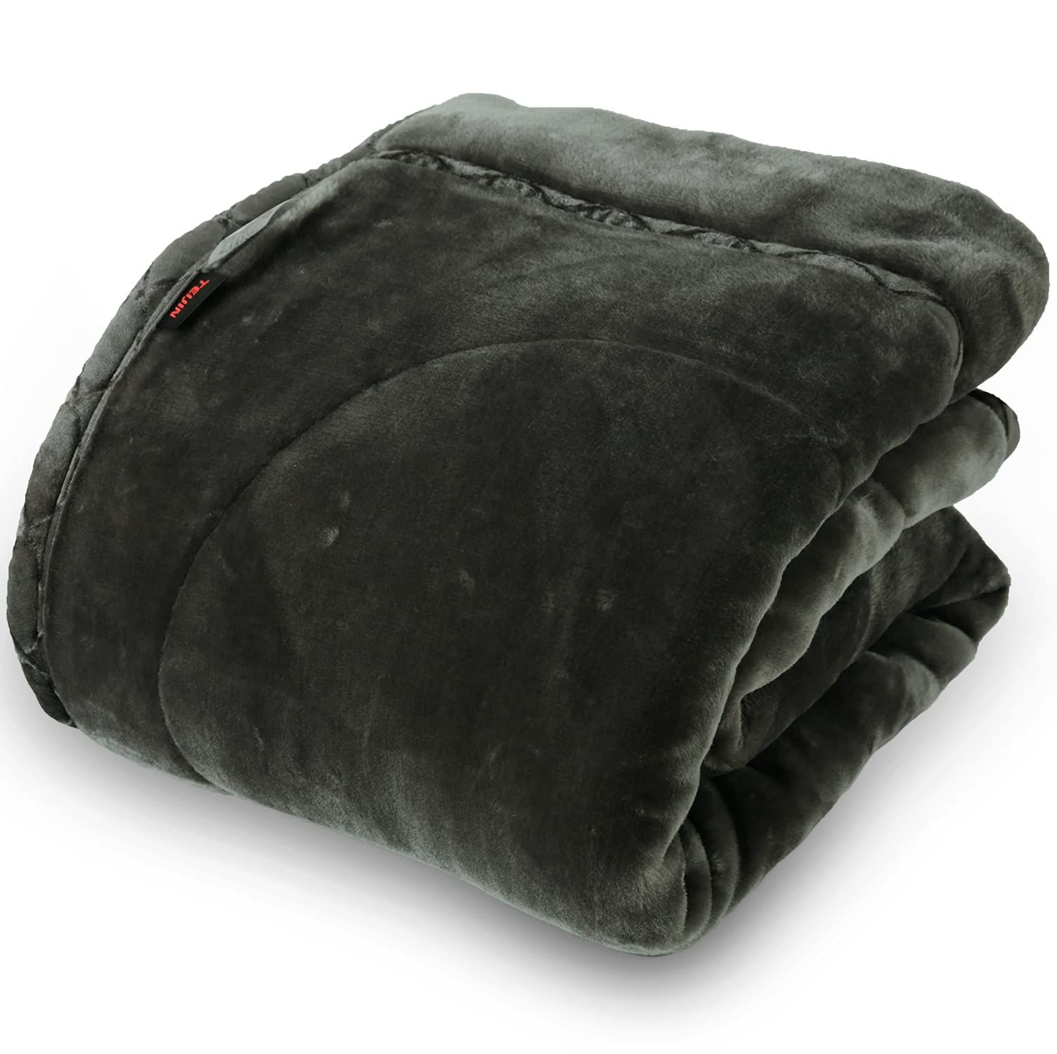 数量限定】快適清潔シリーズ 】 毛布 グレー (帝人) シングル (140