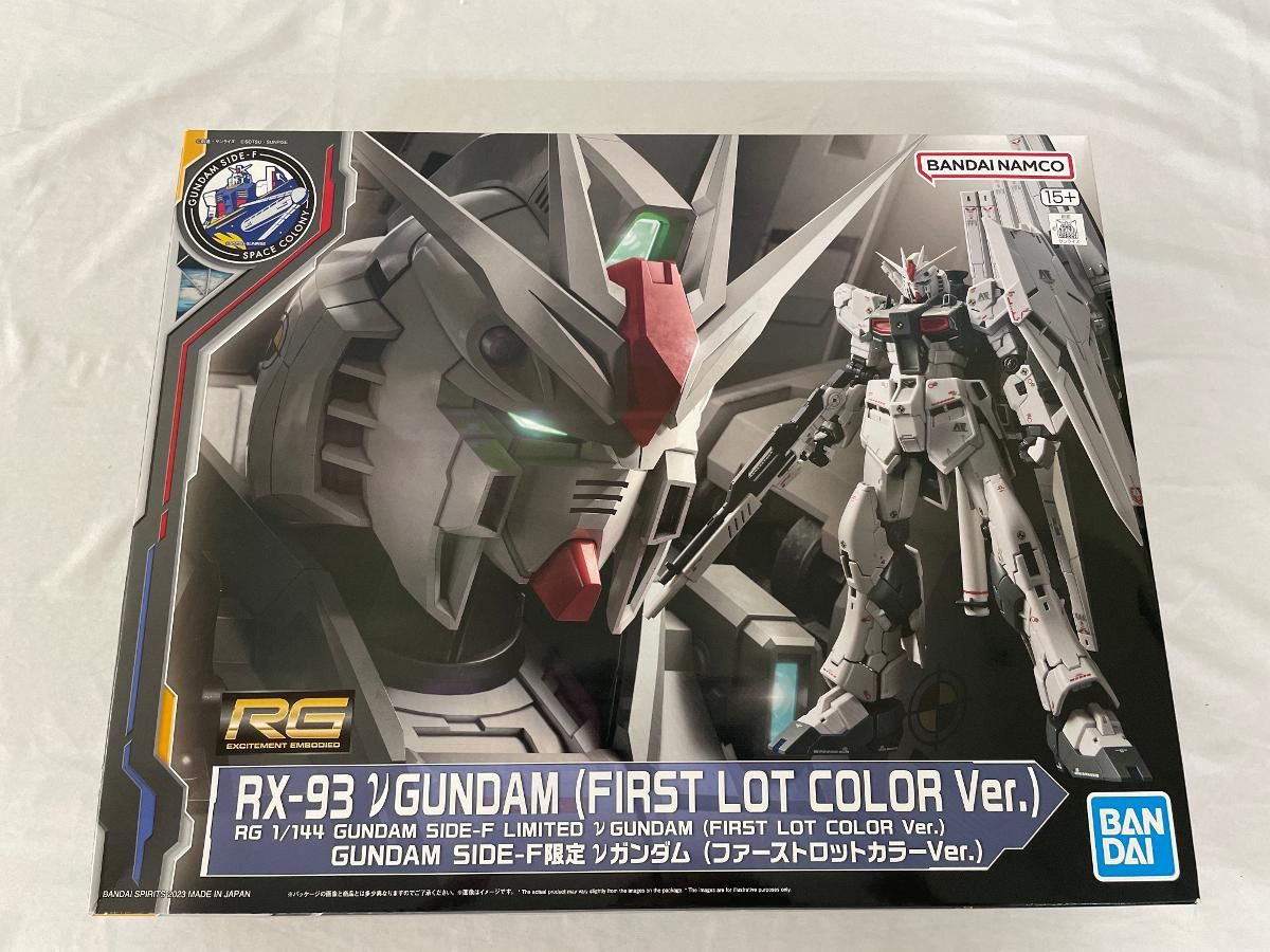 【非売品】RX-93 νガンダム (ファーストロットカラーVer.) RG 1/144 GUNDAM SIDE-F限定 νガンダム (ファーストロットカラー