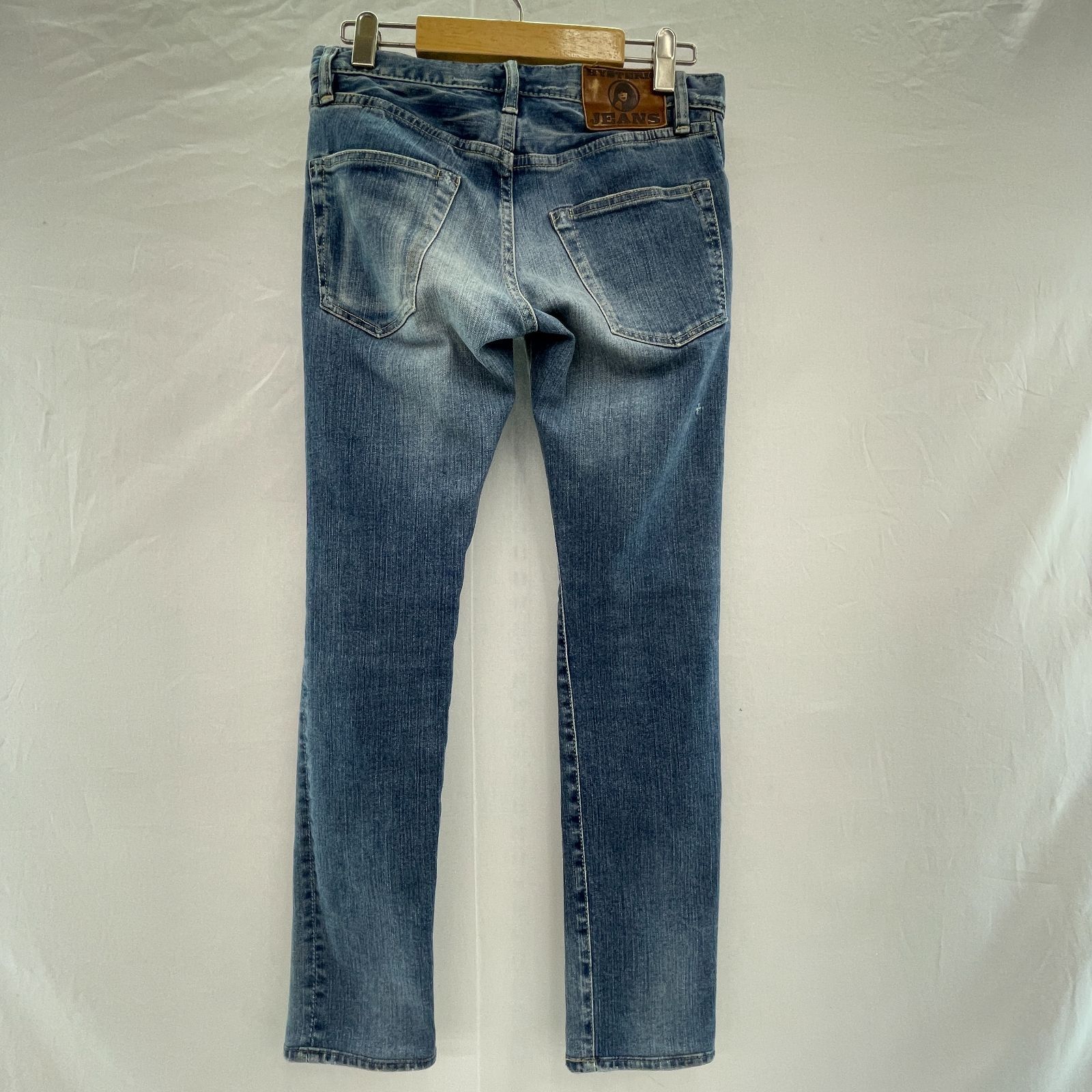 GLAMOUR スタッズプリントデニム