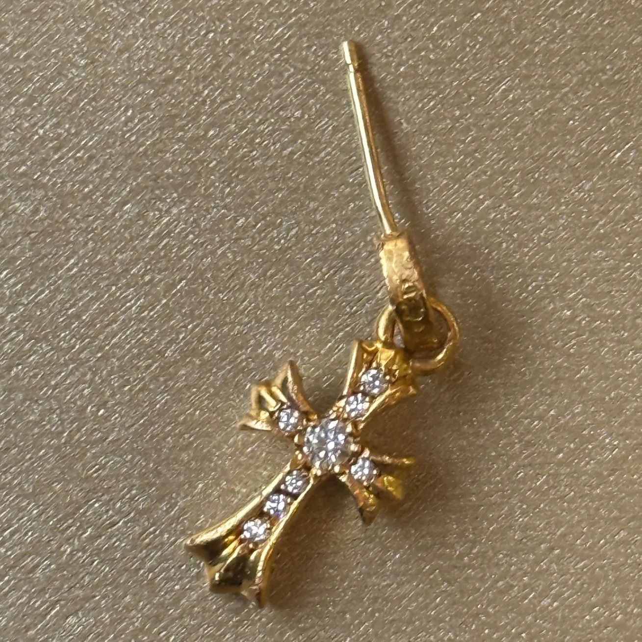 クロムハーツ ベビーファット 22K/14K ダイヤモンドピアス - メルカリ