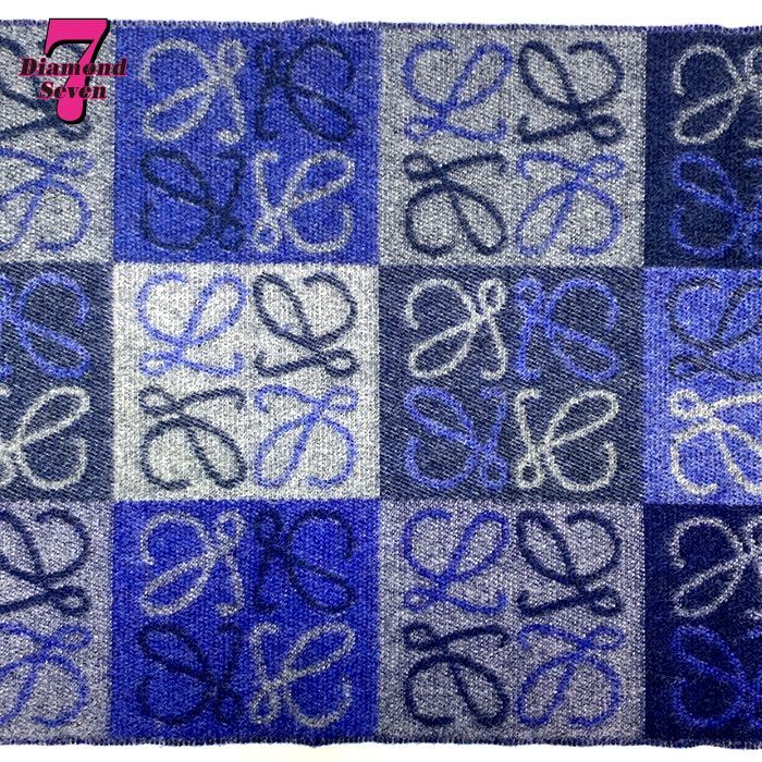 ロエベ LOEWEマフラー アナグラム チェッカーボード スカーフマフラー