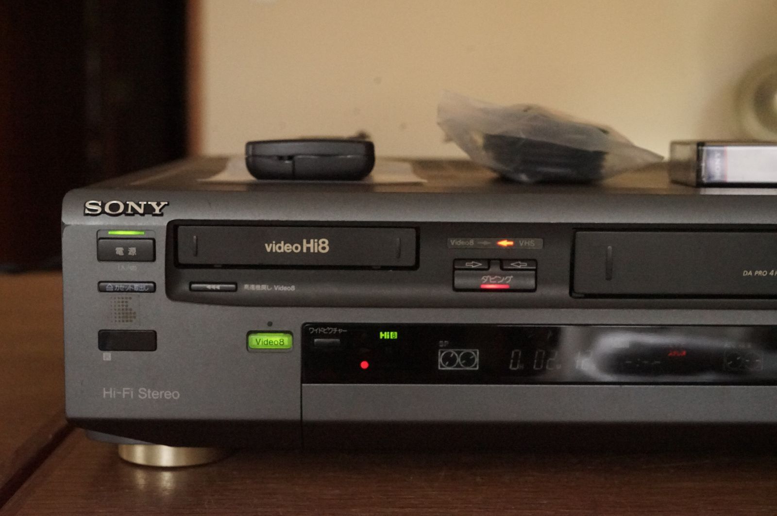動作保証あり SONY WV-H3 VHS／HI8 ビデオデッキ