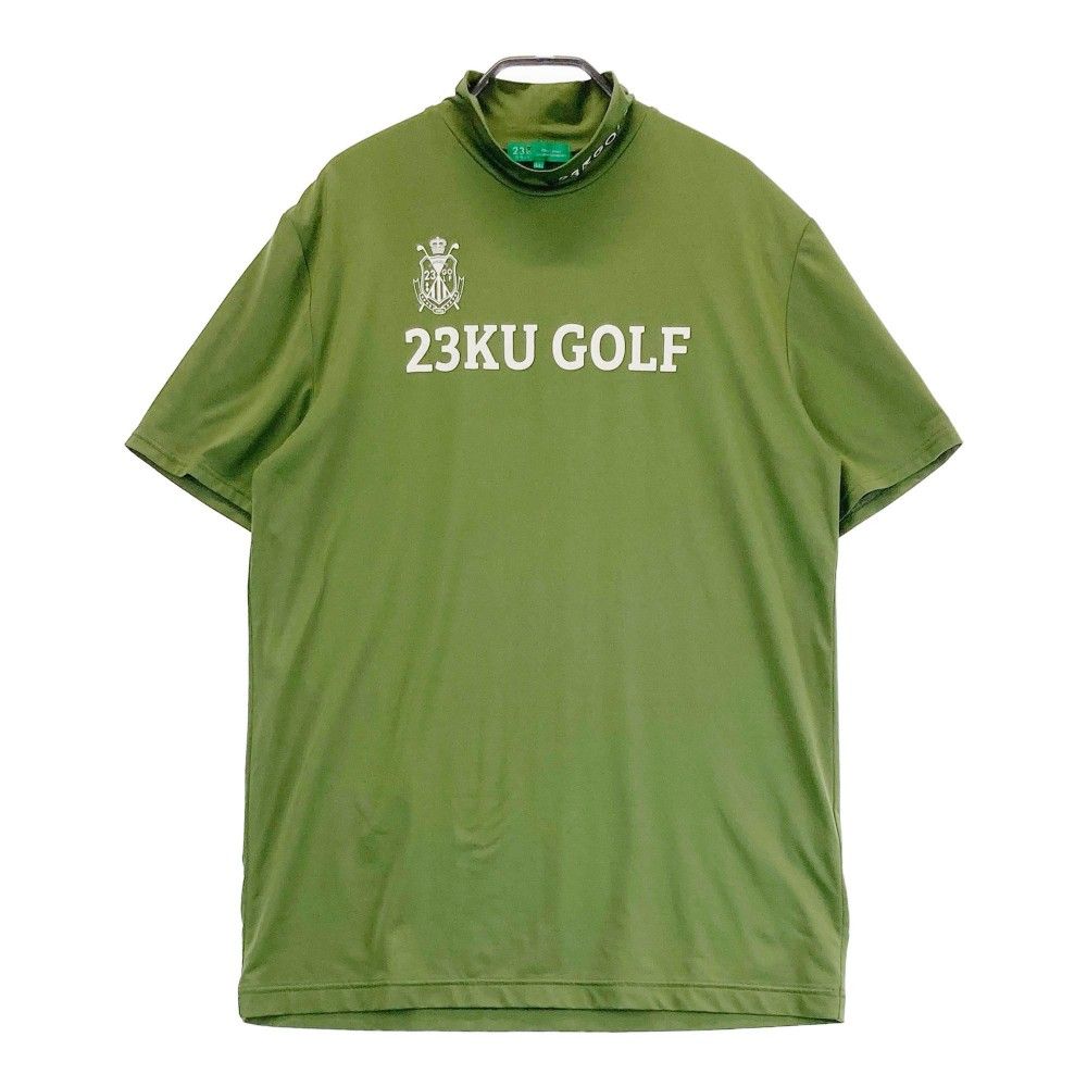 サイズ：2 23区GOLF ニジュウサンクゴルフ  長袖 ニットセーター ボーダー柄 グリーン系 [240101428111] ゴルフウェア レディース ストスト 23区GOLF ニジュウサンクゴルフ 長袖 ニットセーター ボーダー柄