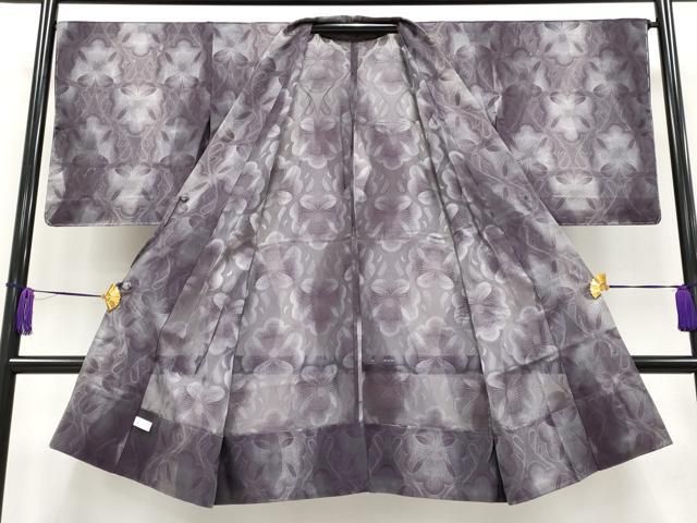 平和屋本店□極上 道中着 スリーシーズン 春夏秋 塵除け ロング丈 草