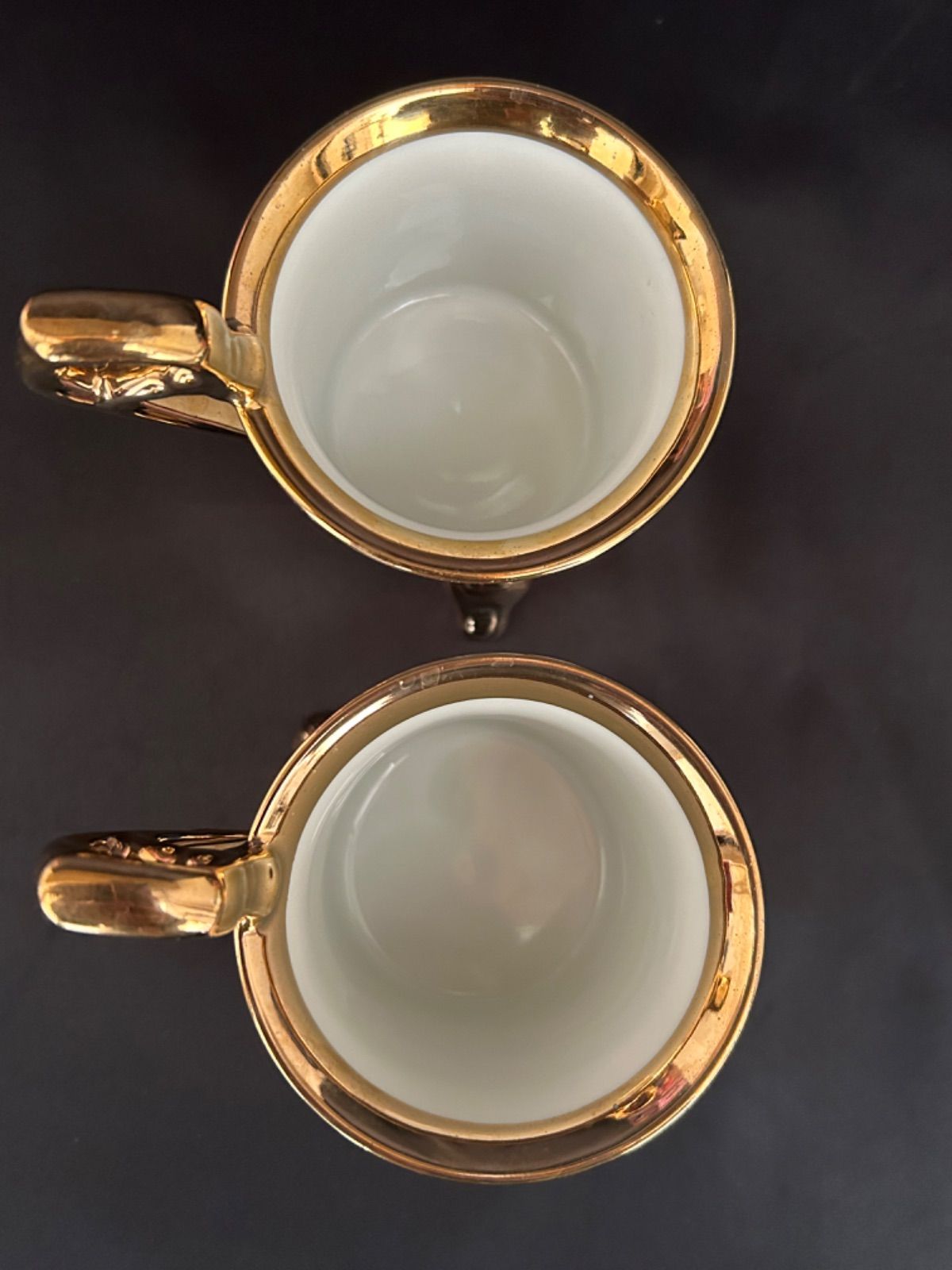 OHASHI CHINA 大橋陶器 猫脚 ペアカップ＆ソーサー 2客セット 脚
