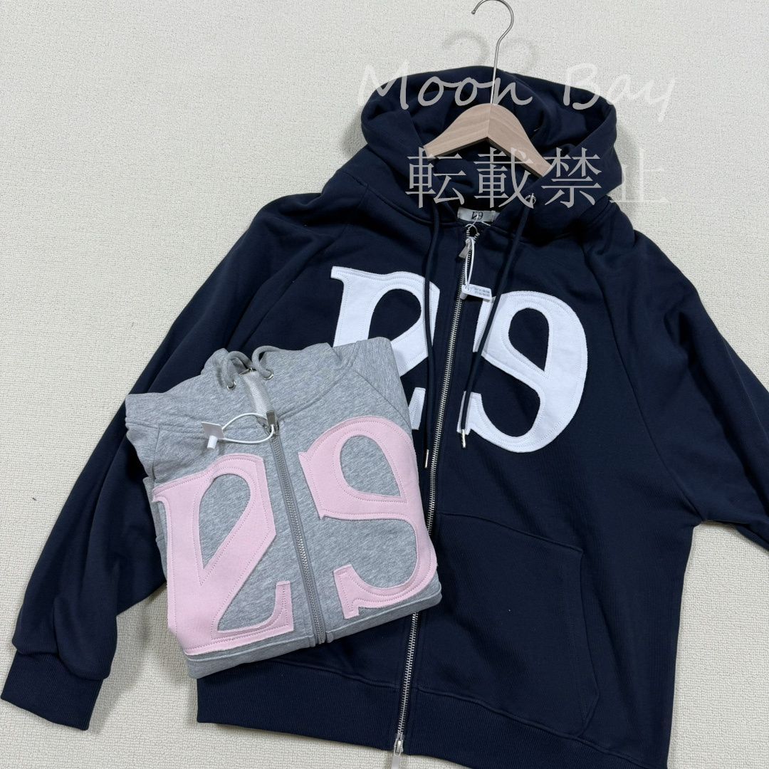 ILLIGO ジップアップパーカーネイビー