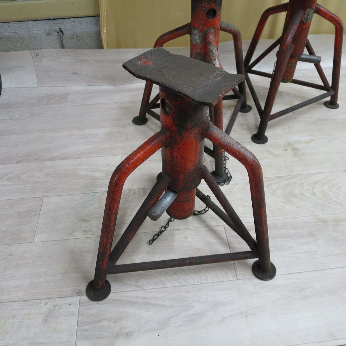 4点 ◆馬 ジャッキ ウマ うま ジャッキ メーカー 型式 不明 工具 ジャッキスタンド 自動車整備 車検 タイヤ交換 等に 現状品◆ FFCRYSTALESIA_COM