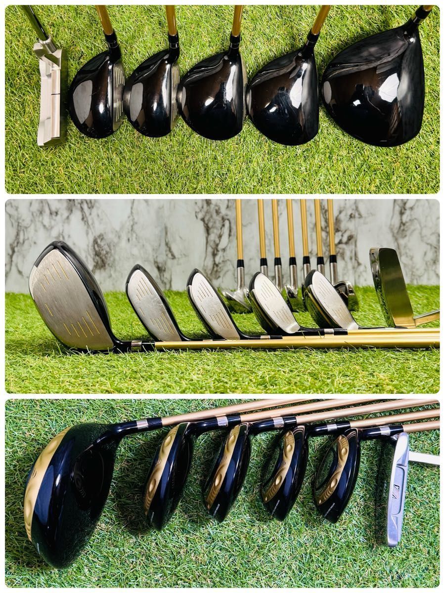 良品】初心者推奨 カタナ ソード メンズゴルフセット 13本 SR