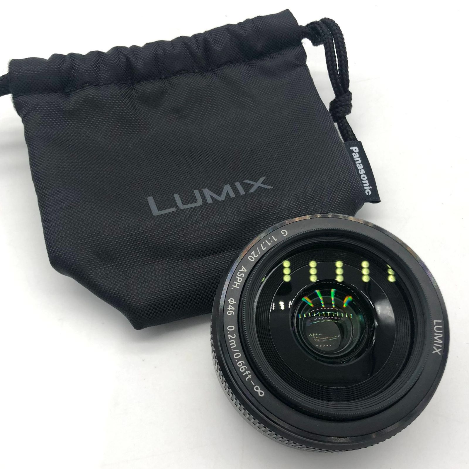 ▽【現状品】Panasonic/パナソニック LUMIX G 20mm/F1.7 II H-H020A