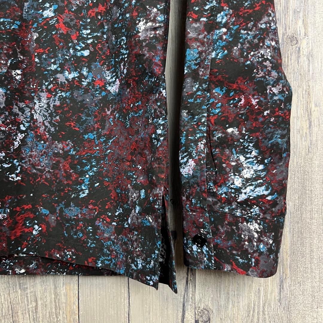 BALENCIAGA バレンシアガ イタリア製 長袖 総柄 ドレスシャツ 38 KARIMZIABAT_FR