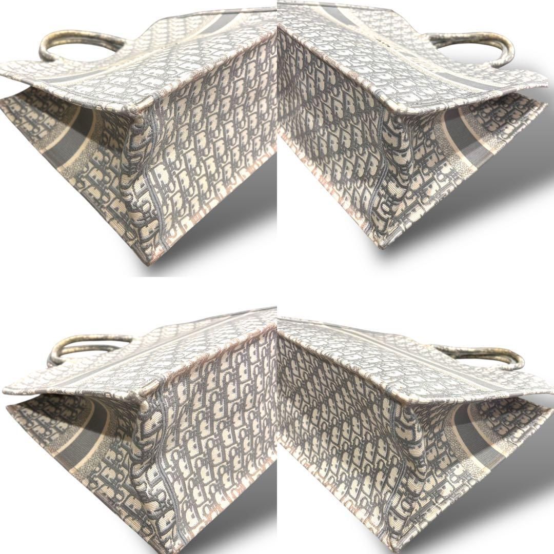 極美品✨クリスチャンディオール ブックトート バッグ ラージ　トロッター 極美品 Christian Dior ディオール ブックトート ラージ