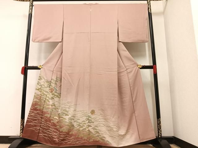振袖 可愛い雪輪に華 裄68 金彩 正絹AK-3762 振袖 可愛い雪輪に華 裄68 金彩 正絹AK-3762 - レディース