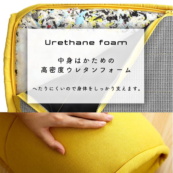 滑り止め付き 背もたれクッション