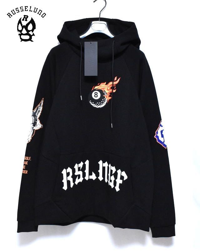新品 ラッセルノ ゴルフ マスク フーディー 8ボールパーカー【4】【5