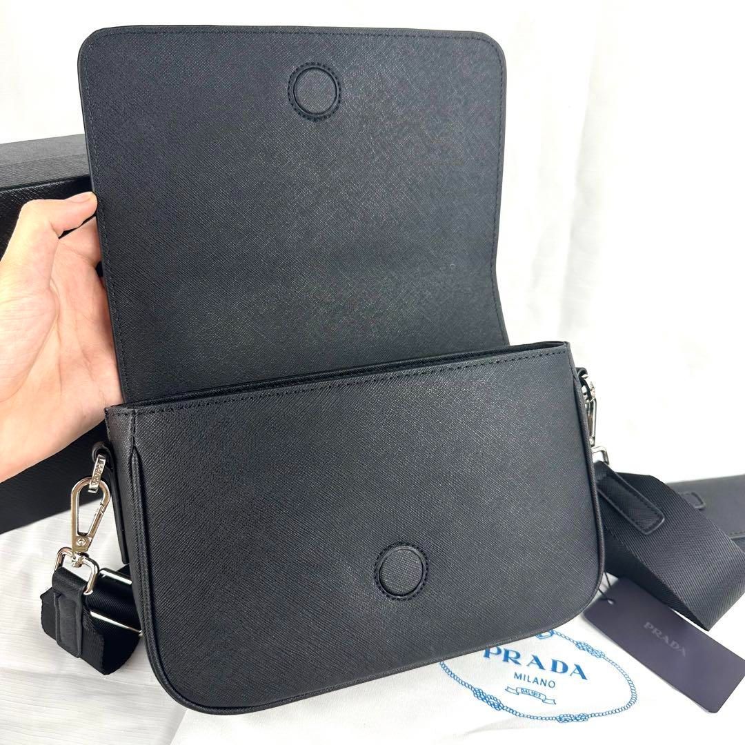 美品/箱付き】PRADA プラダ メンズショルダーバッグ - メルカリ