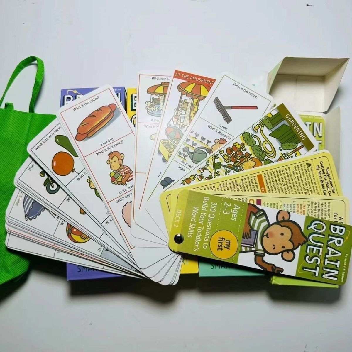 新品未使用】英語カード 英会話 Brain Quest 英語クイズカード