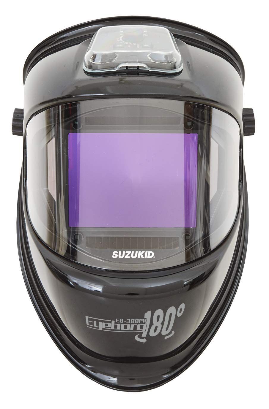在庫処分 スター電器製造 SUZUKID 液晶式自動遮光溶接面 アイボーグ180° EB-300PW