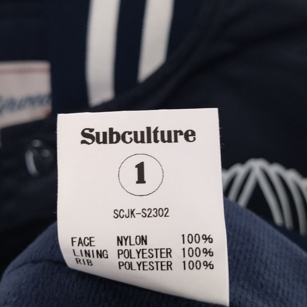 SUBCULTURE  SC   TEAM JACKET / NAVY
