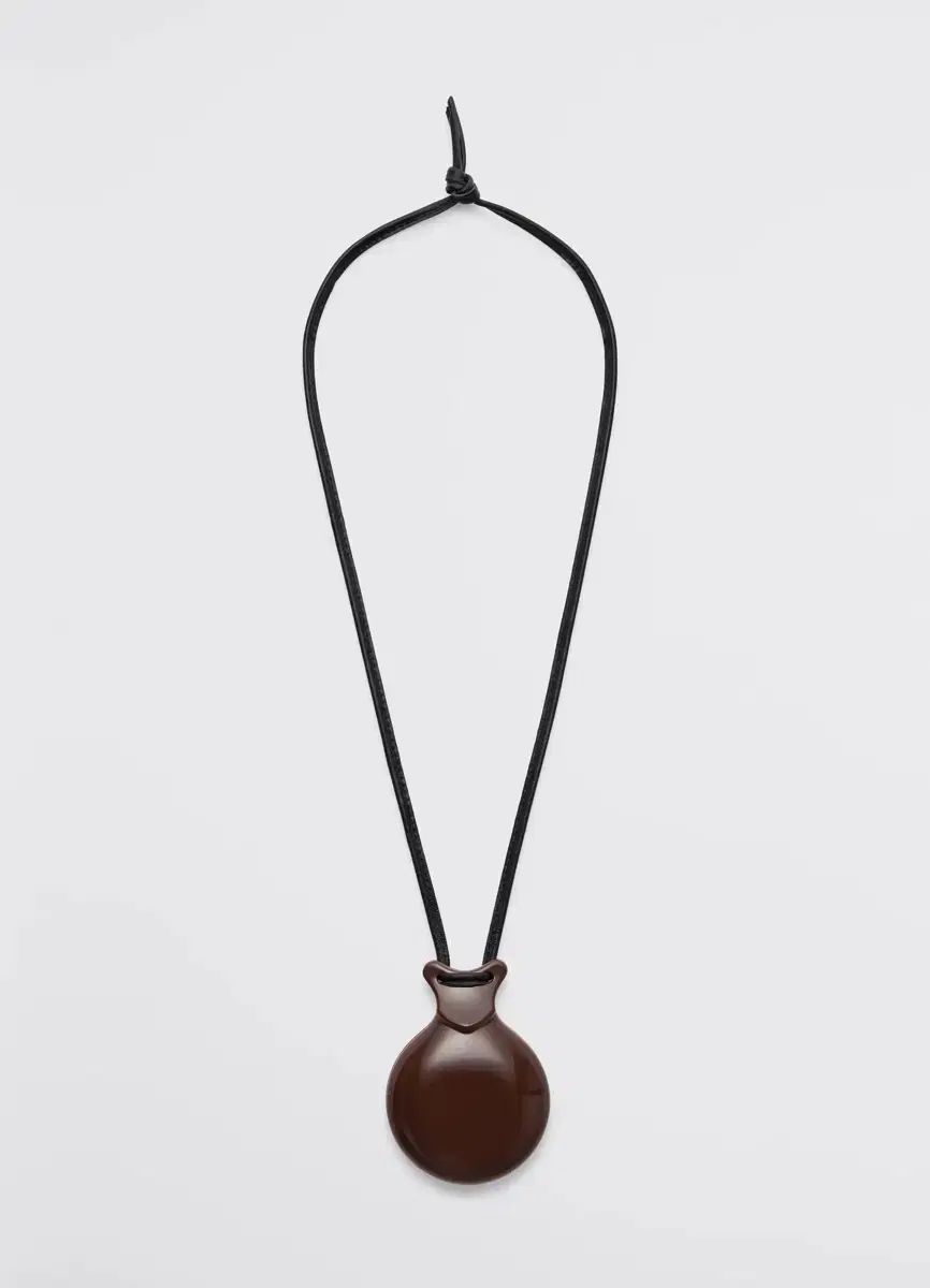 OS LEMAIRE ルメール CASTANET カスタネット ネックレス ブラウン