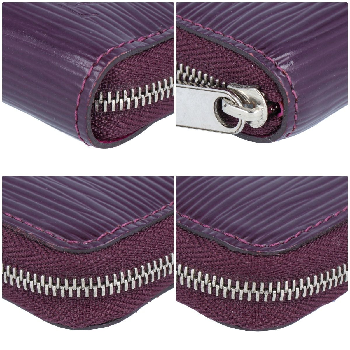 LOUIS VUITTON エピ ジッピーコインパース パープル系 カシスルイ