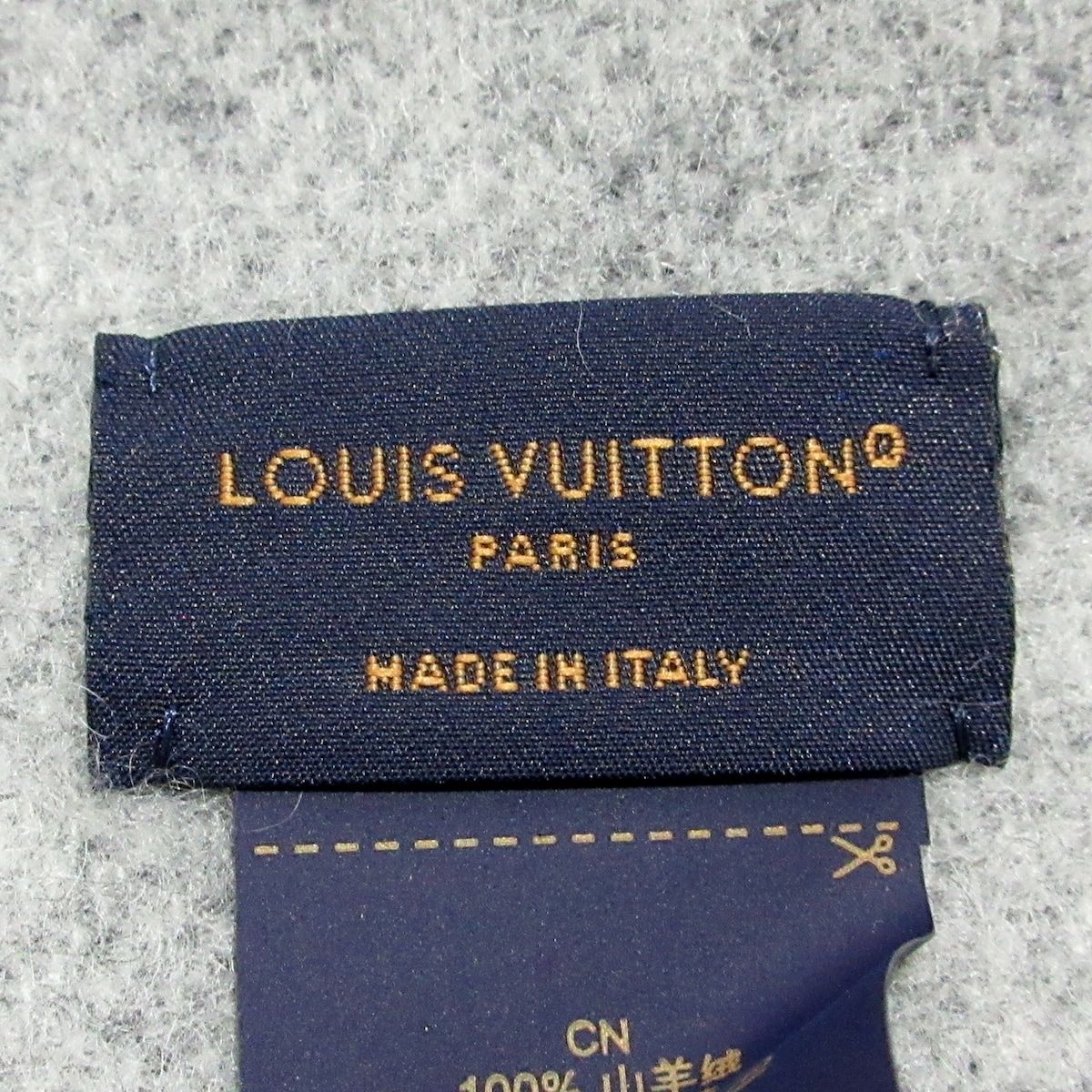 LOUIS VUITTON(ルイヴィトン) マフラー美品 エシャルプレイキャビック M71040 ノワール カシミヤ - メルカリ