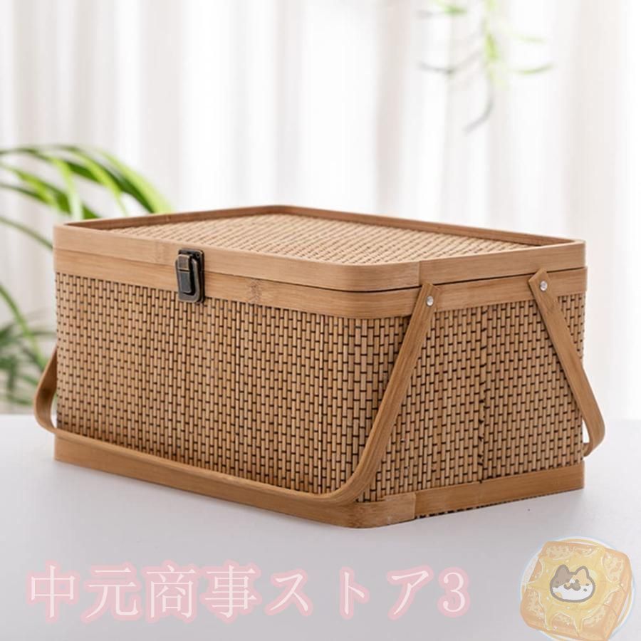 茶道具　工芸　手織り　バスケット 収納　蓋付き 天然素材蓋 骨董　古民家 61MBNb8yTFL._UF350,350_QL50_.jpg