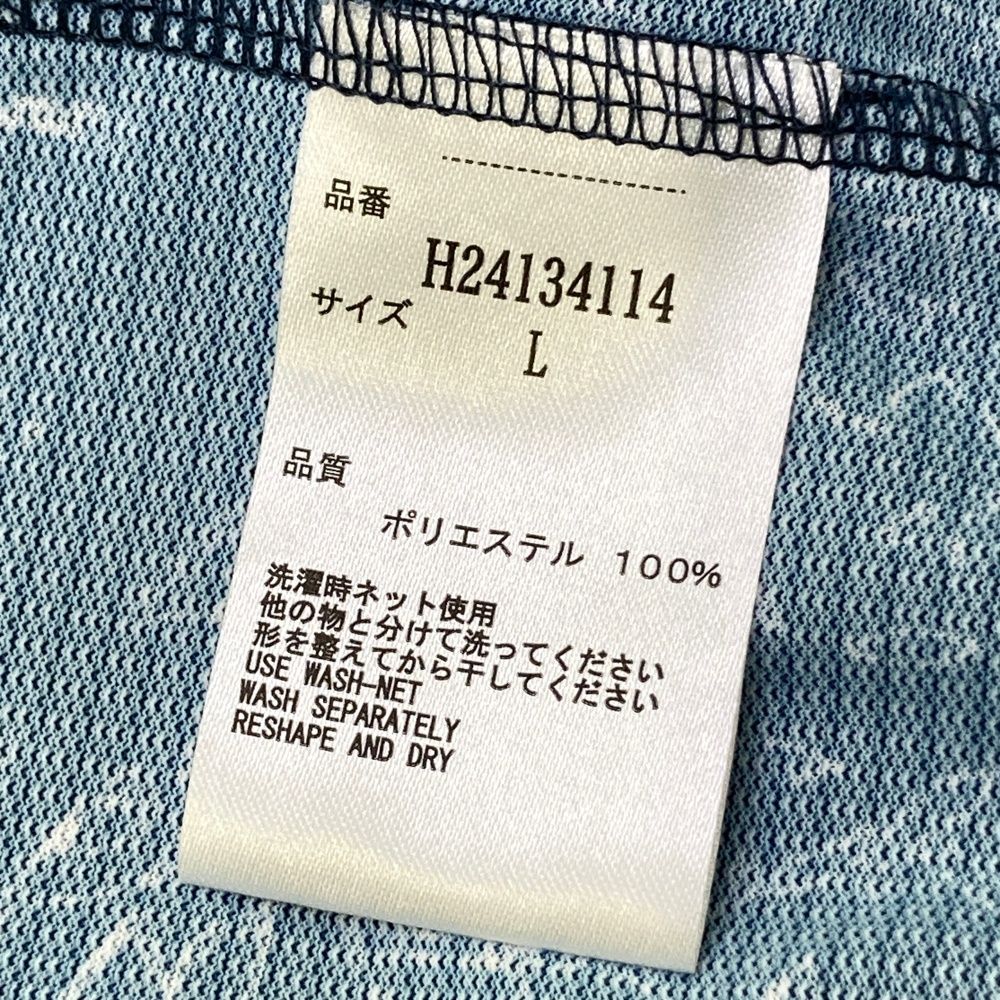 サイズ L CALLAWAY キャロウェイ モデル 半袖ポロシャツ 総柄 ネイビー系 240101538199 ゴルフウェア メンズ ストスト LLC-HASEGAWATOSO_COM