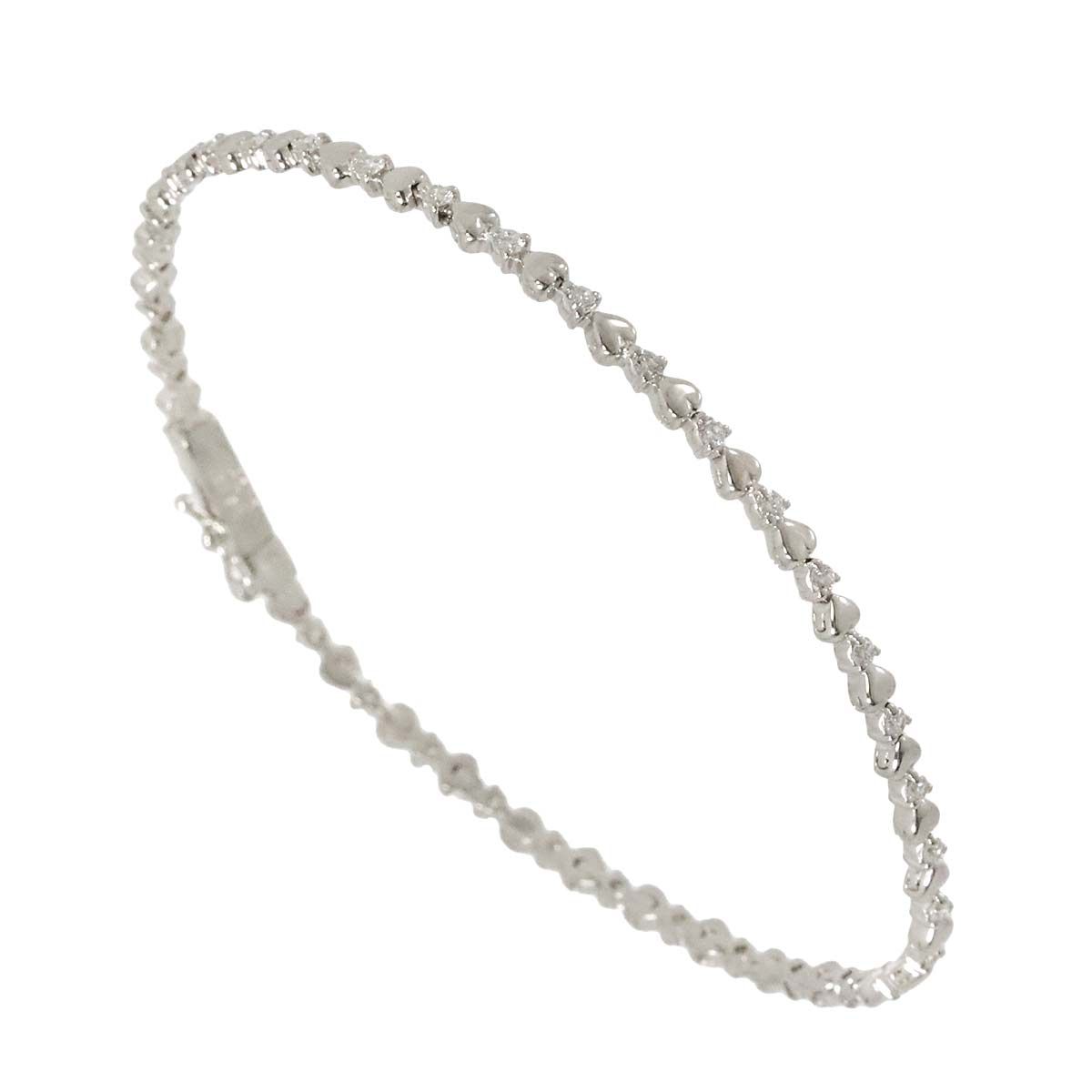 タサキ TASAKI ダイヤ 0.72ct ブレスレット 18cm K18 WG タサキ TASAKI ダイヤ 0.72ct ブレスレット 18cm K18 WG
