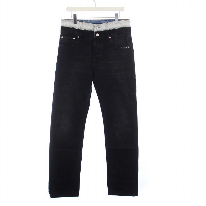 中古】ヴェトモン ベトモン VETEMENTS VTMNTS Double Waist やすくっ Jeans ダブルウエストジーンズ デニムパンツ  ハイウエスト