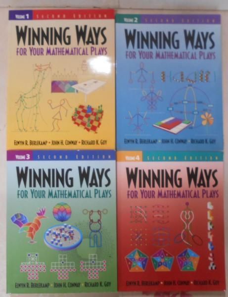 【中古】【英語洋書】WINNING WAYS FOR YOUR MATHEMATICAL PLAYS vol.1～4 [2nd ed](数学ゲーム必勝法)/離散数学／Berlekamp， Conway， Guy／A K PETERS
