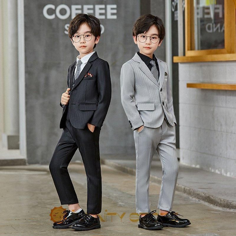 5点セット フォーマルスーツ 男の子 キッズ 子供 ベスト ジュニア 入学式 入園式 卒業式 七五三 結婚式 発表会 誕生日 お宮参り記念日 kkkjue